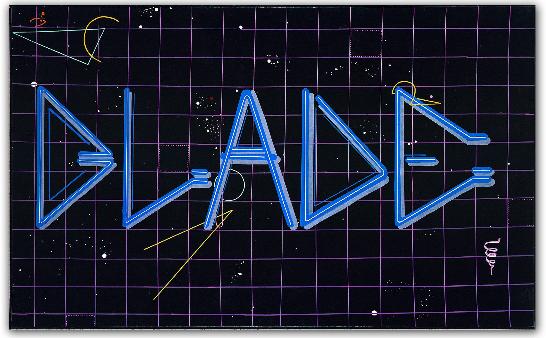 BLADE - "Further Reachings"- Painting (1986)