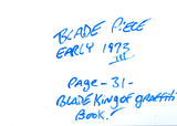 BLADE  -  "Hank's Paints" Vintage Label