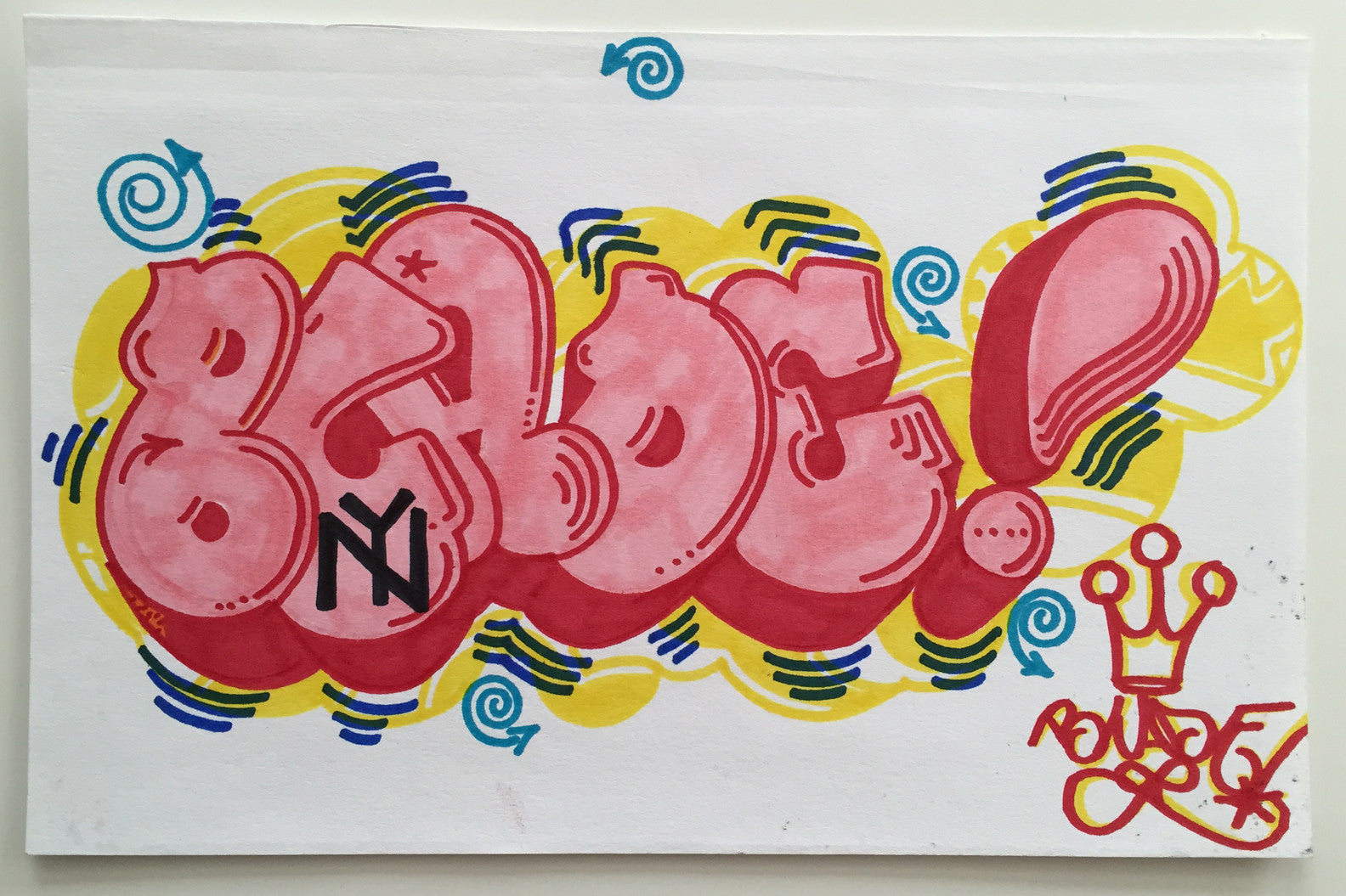 BLADE - "BLADE- NY"- Black Book Drawing