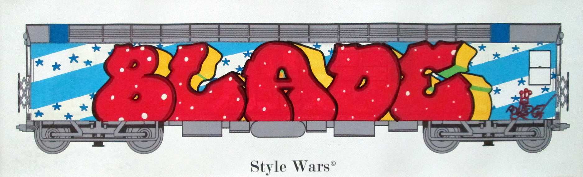 BLADE - "Style Wars"- Piece on Canvas