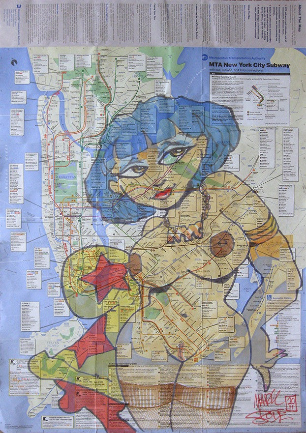 MARK BODE  "Cheech" Map