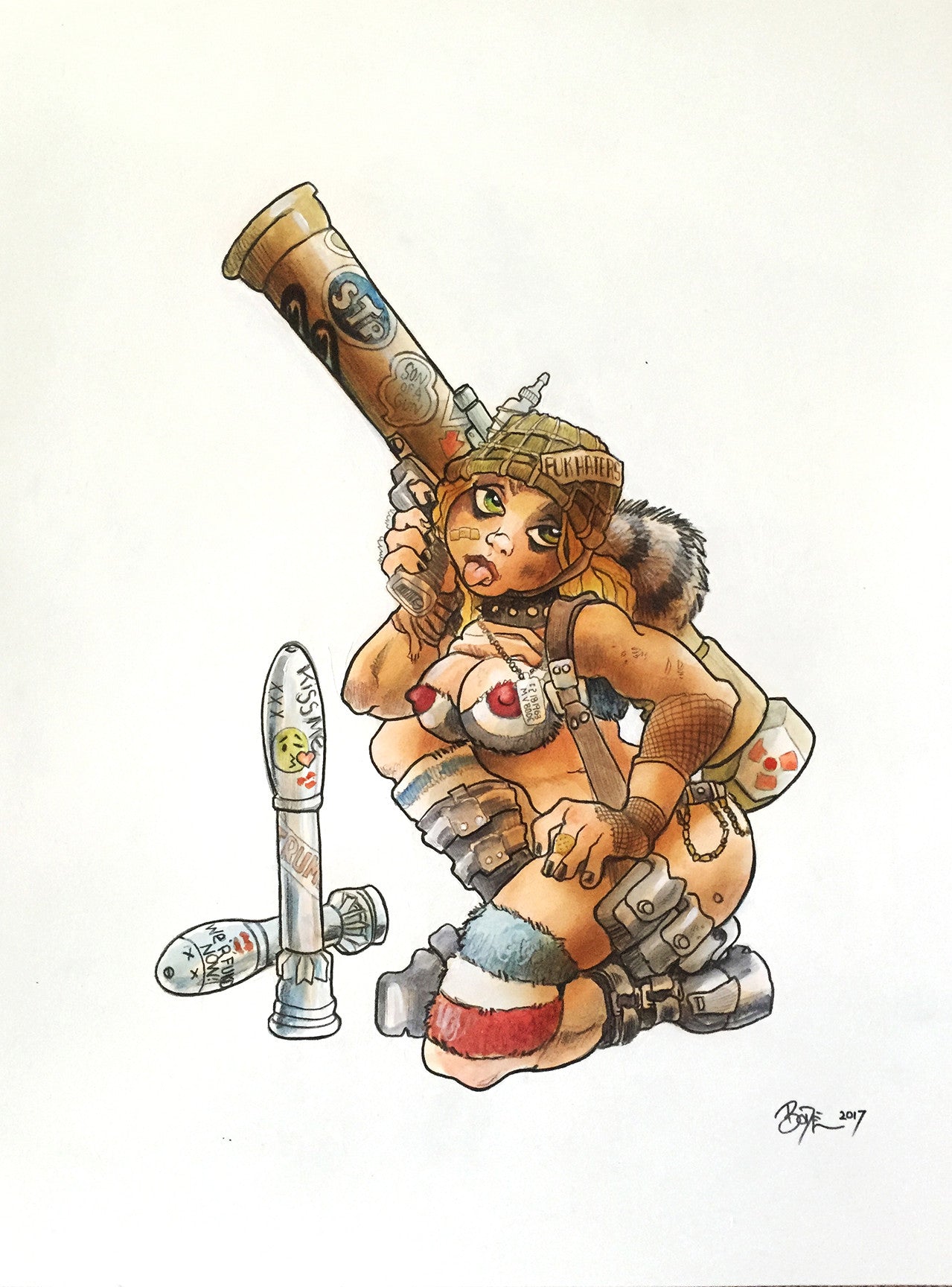 MARK BODE " Bode Broad " Drawing