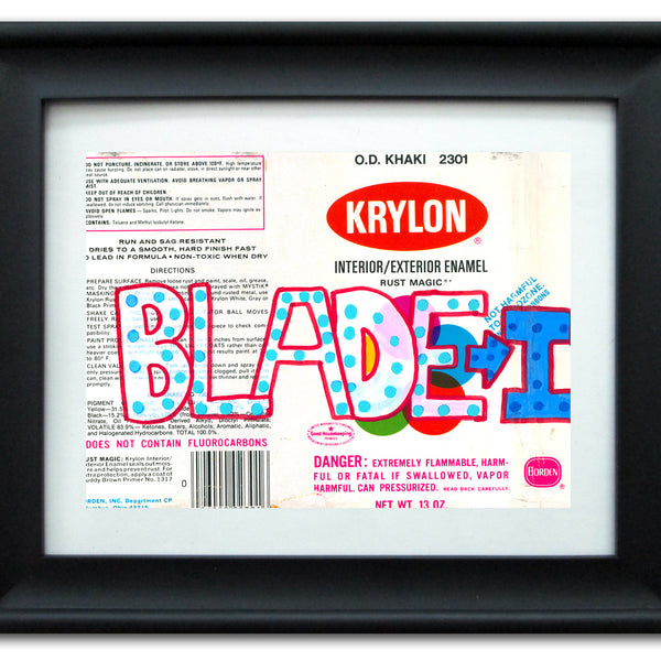 BLADE  -  "Krylon" Vintage  Label