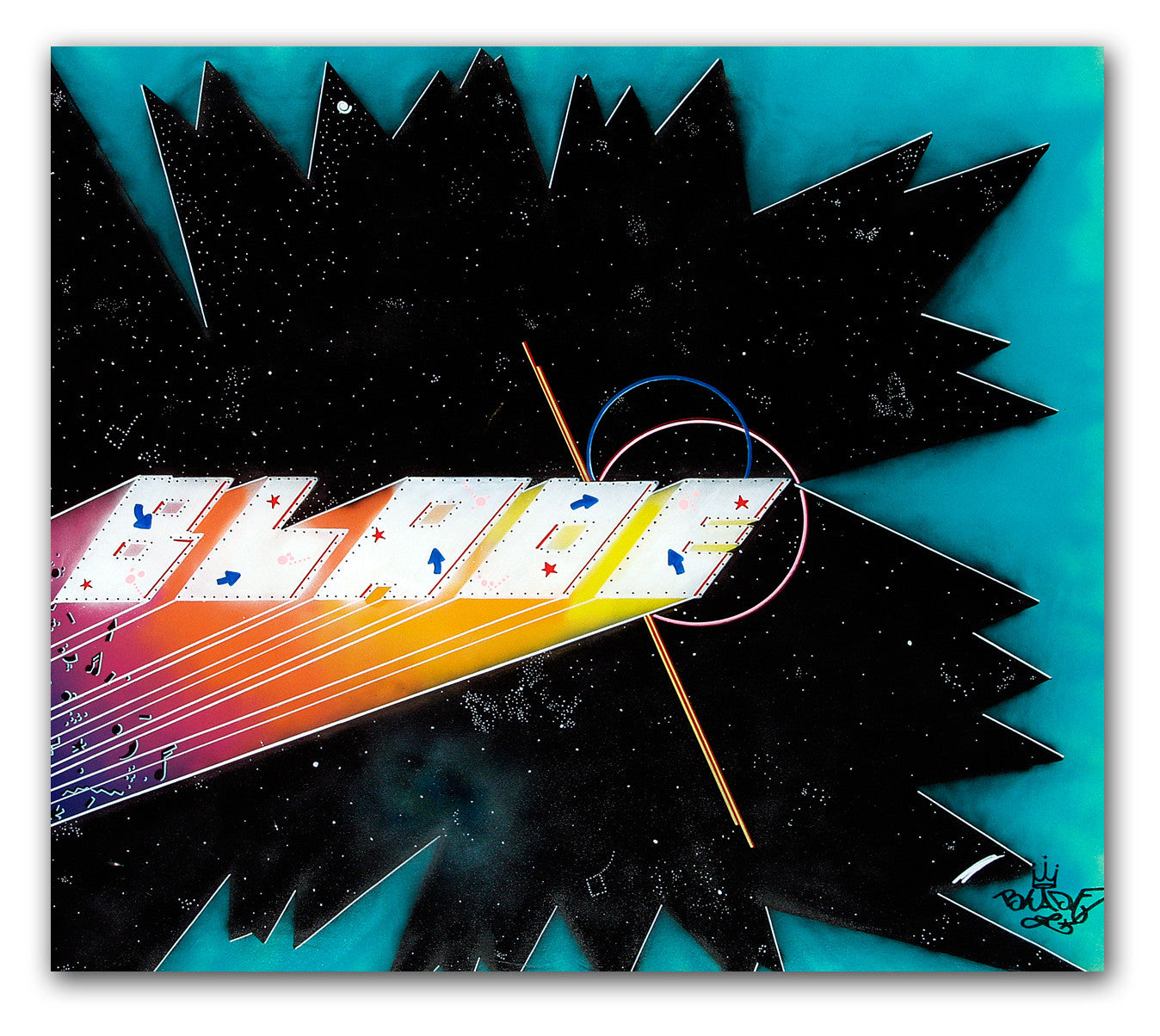 BLADE - "Distant Traveler"- Painting (1987)