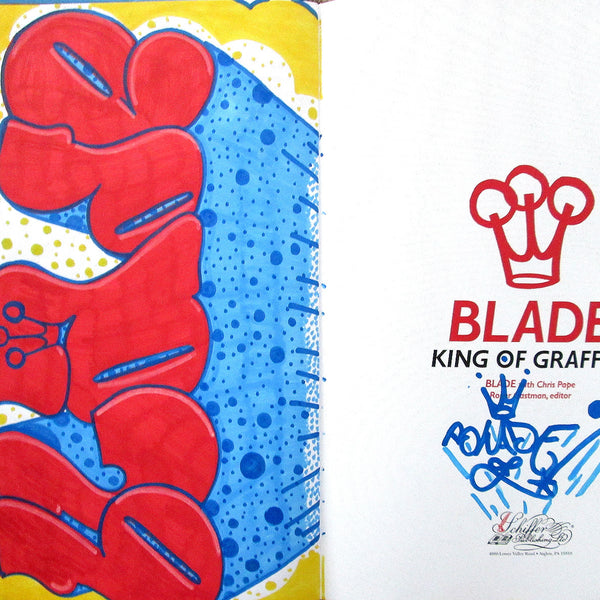 BLADE - "King of graffiti" Custom Book Drawing 4