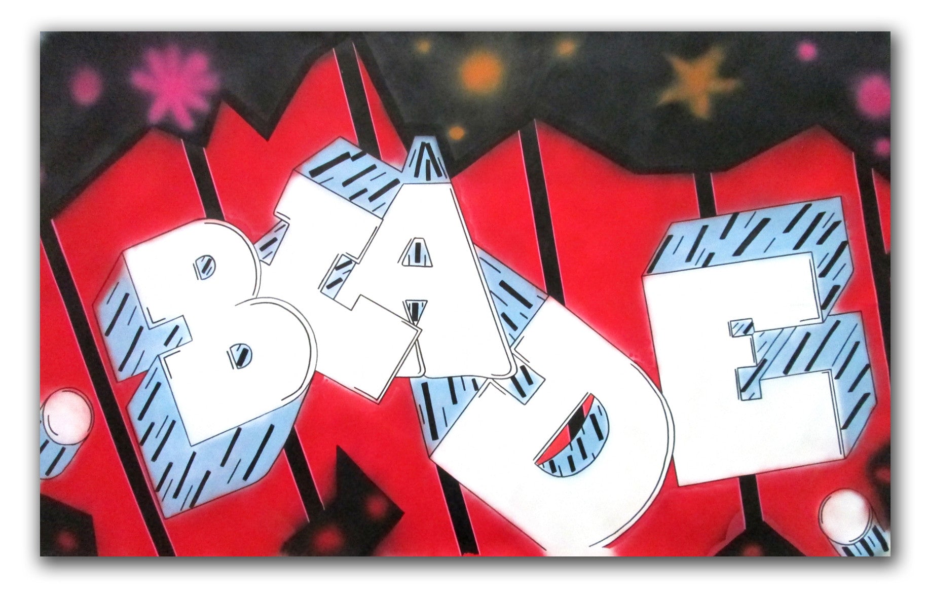 BLADE "Tumbling thru time" Painting