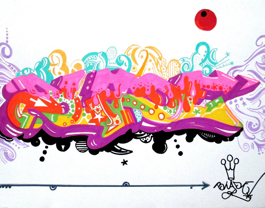 BLADE - "Wild Style" Drawing