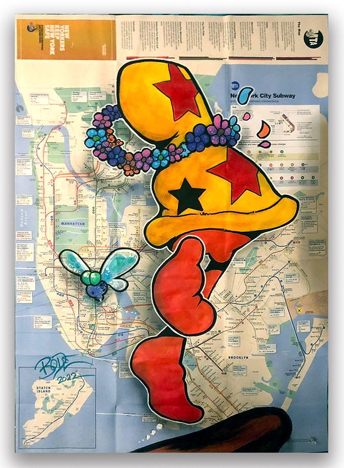 MARK BODE  "Aloha Cheech " Map