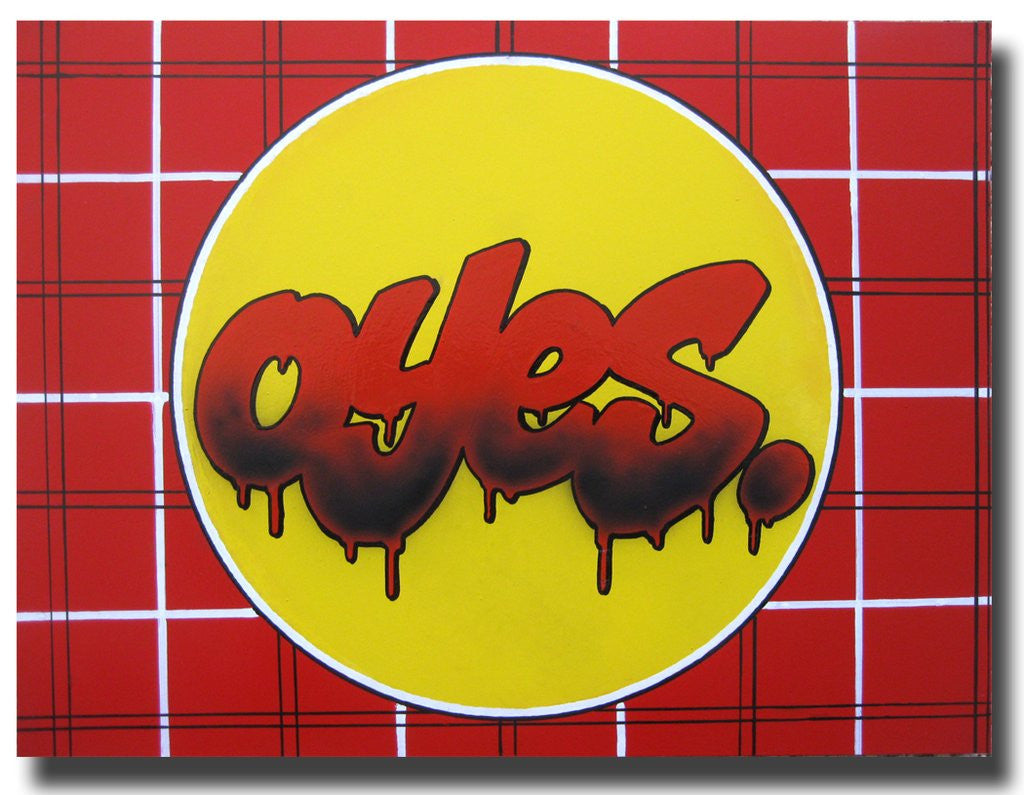 YES2 - "OYES" painting