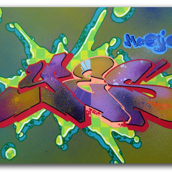 YES2 - "Trouble" painting