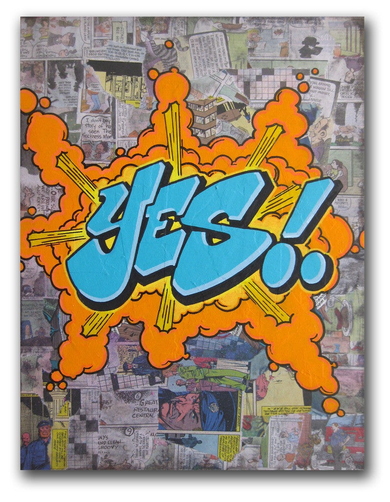YES2 - "BLAMO" painting