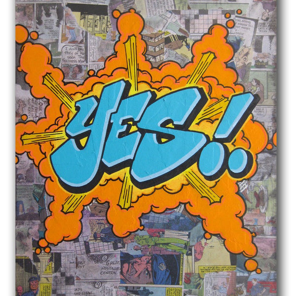 YES2 - "BLAMO" painting