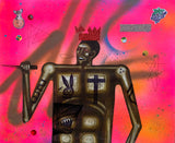 Carlos Ramirez  - "Battle Scarred #2" Painting