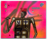 Carlos Ramirez  - "Battle Scarred #2" Painting