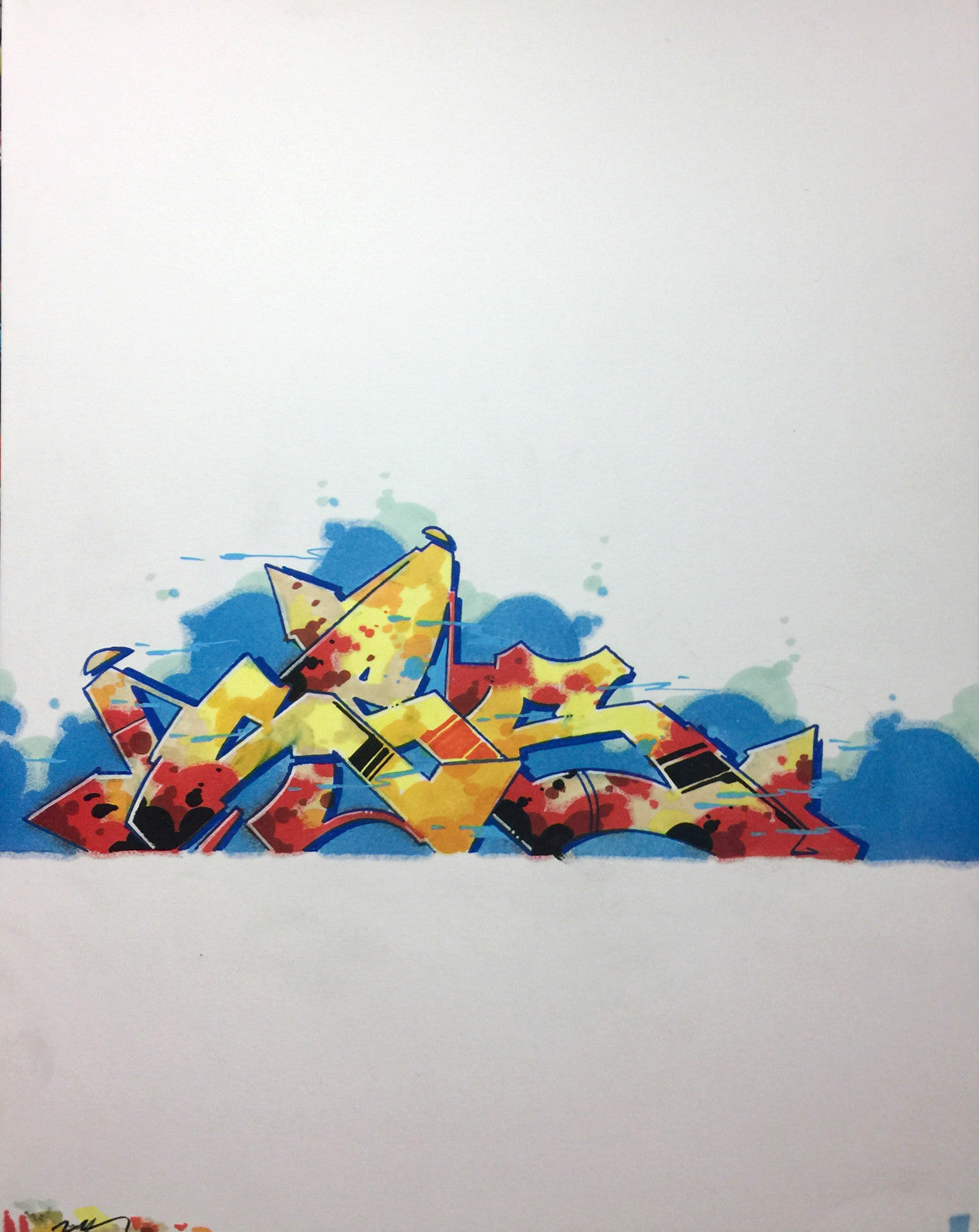 CES ONE- "Burner 1" BlackBook Drawing