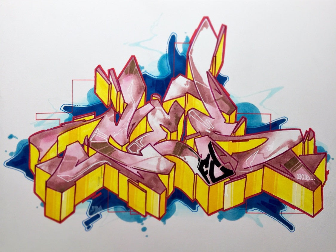 CES ONE "Burner 2" BlackBook Drawing