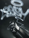 CES ONE "Smoke2 (Gun)" Painting