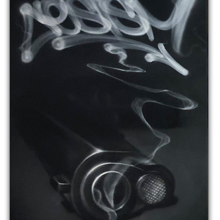CES ONE  "Smoke3 (Gun)" Painting