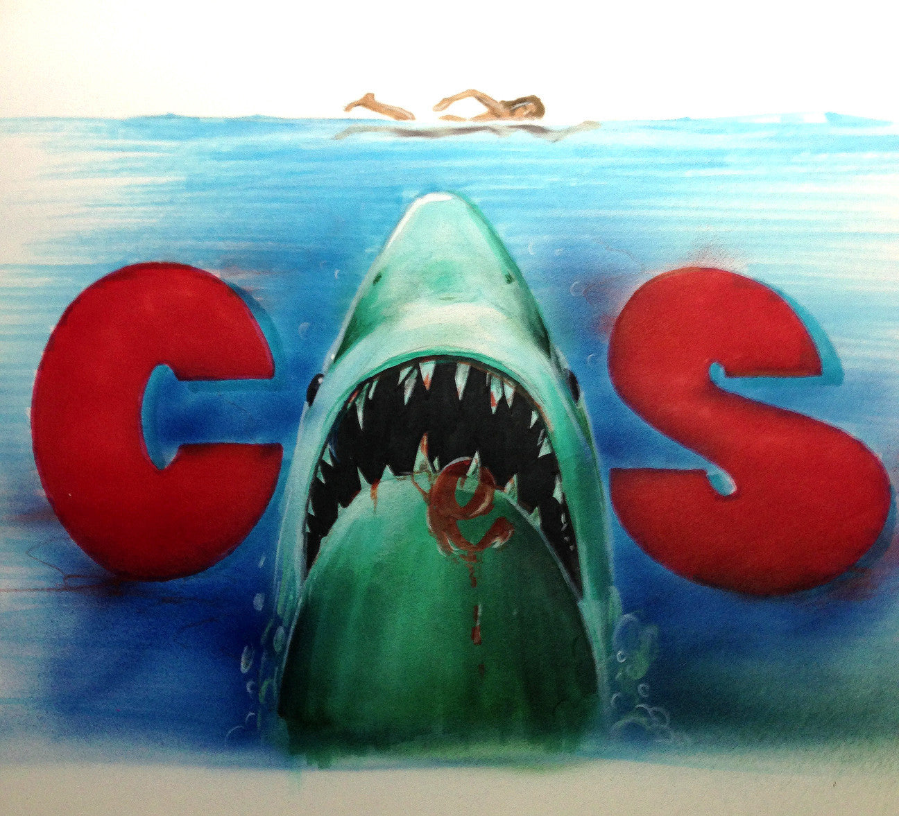 CES ONE- "Jaws" BlackBook Drawing