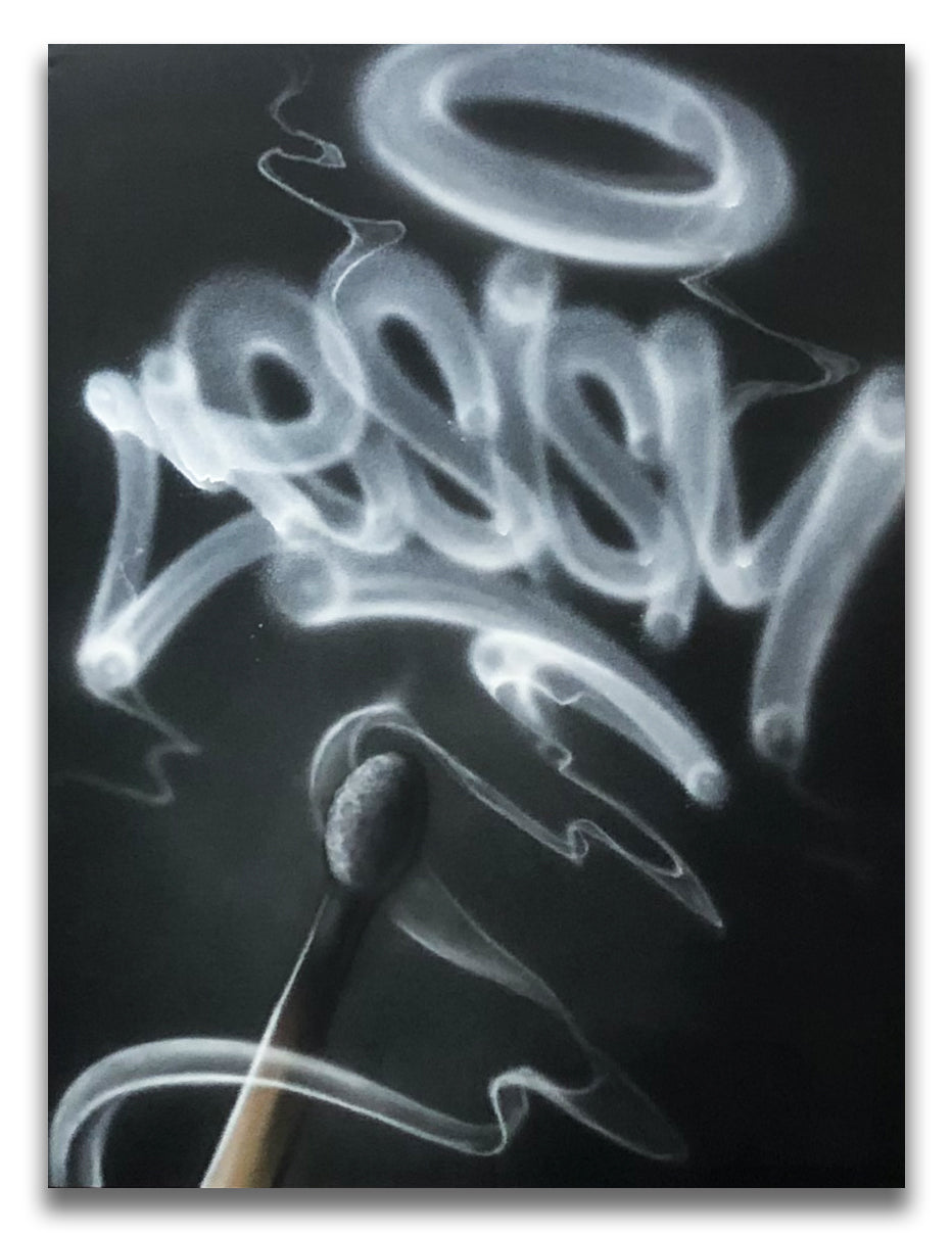 CES ONE  "Smoke4 (Match)" Painting