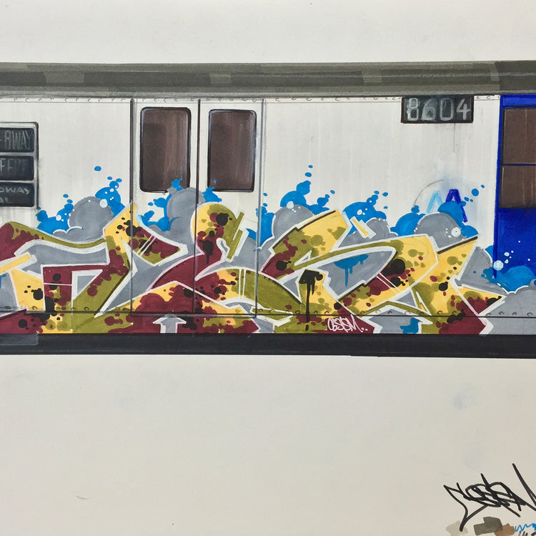 CES ONE  "Train" BlackBook Drawing