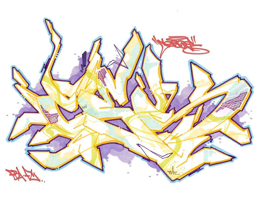 CES ONE- "Untitled 3" BlackBook Drawing