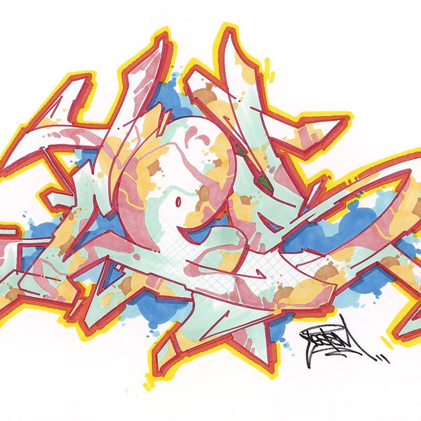 CES ONE- "Untitled 2" BlackBook Drawing