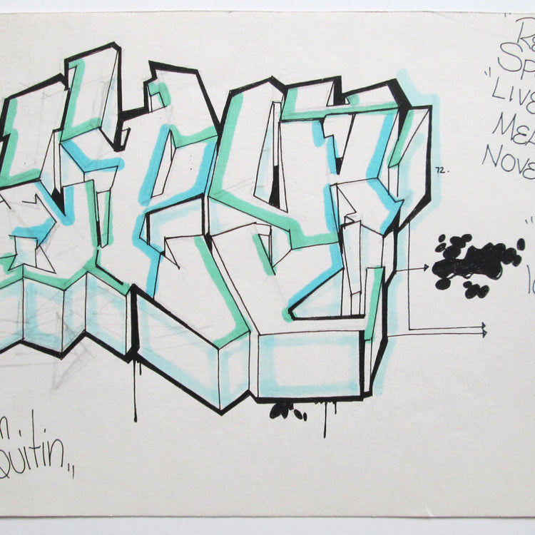 CEY -  "WildStyle"  Drawing 1982