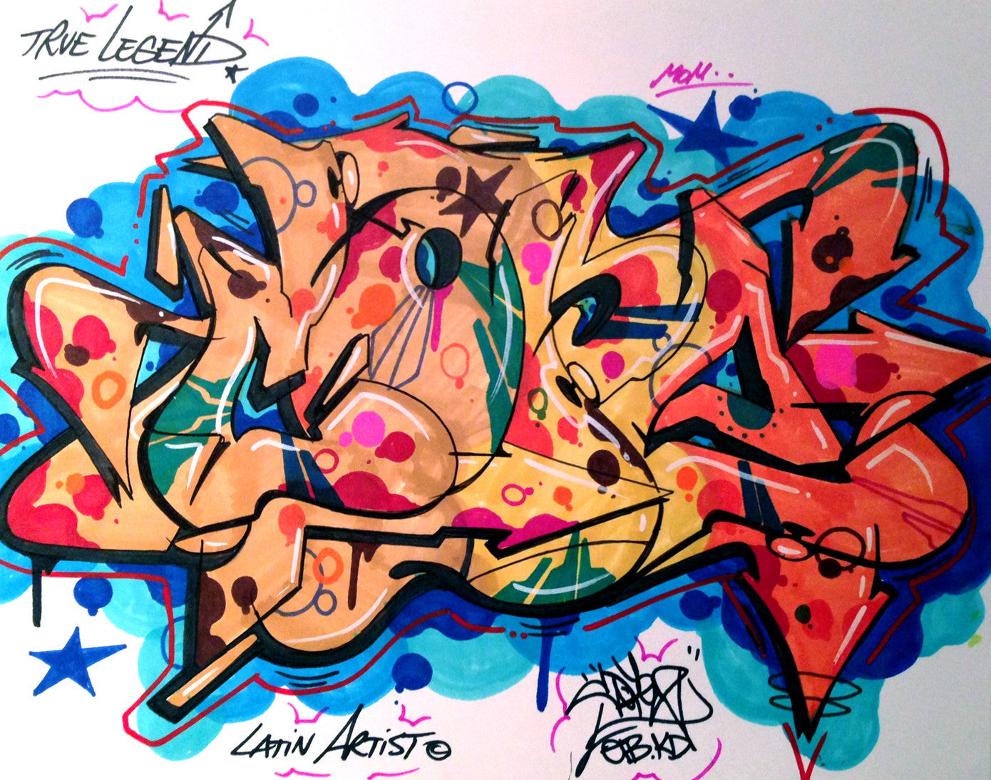 COPE 2 - " True Legend " Black Book Drawing