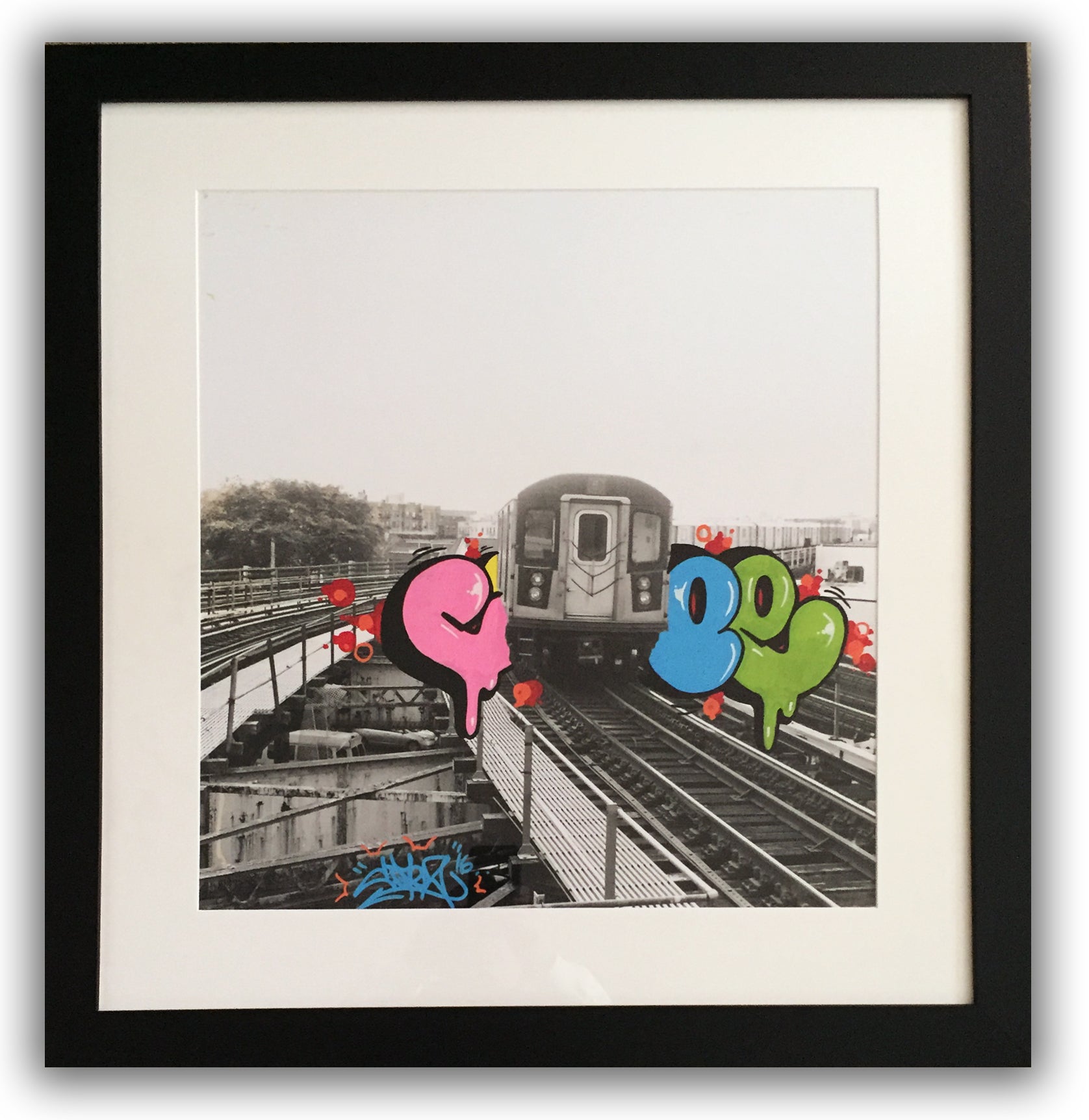 COPE2 - "Photograff #3" Painting on Photo