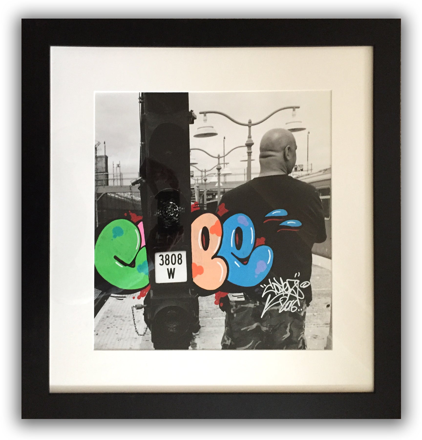 COPE2 - "Photograff #13" Painting on Photo