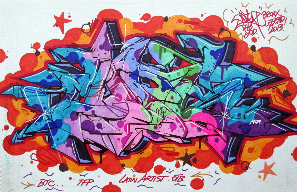 COPE 2 - " Burner" Black Book Drawing
