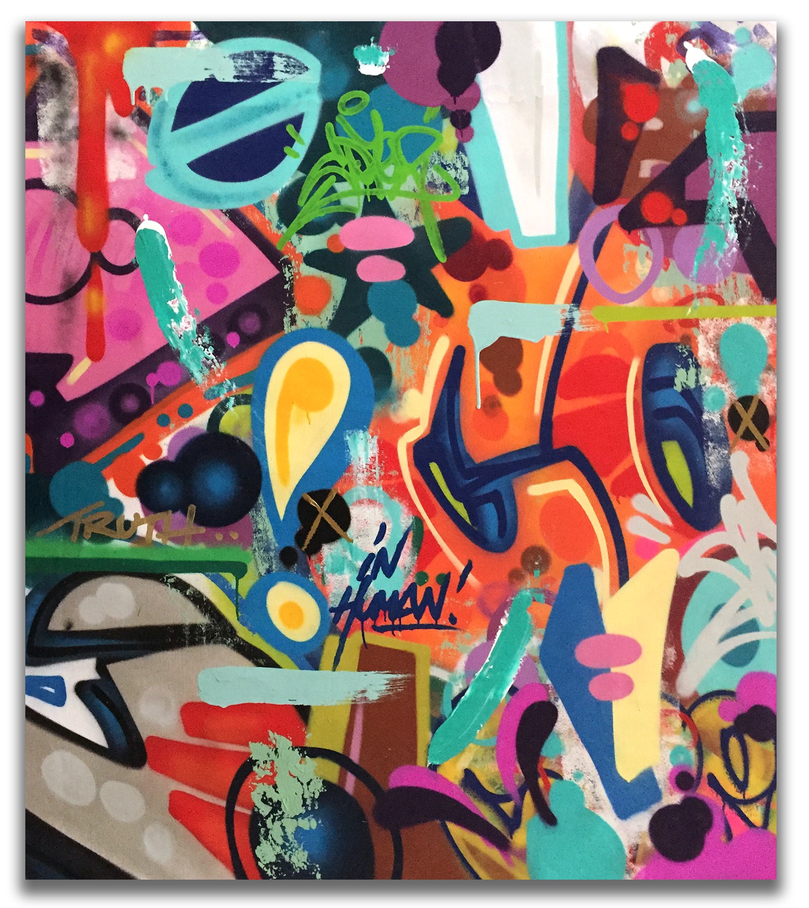 COPE2 "In Human" 54" x 63" Painting