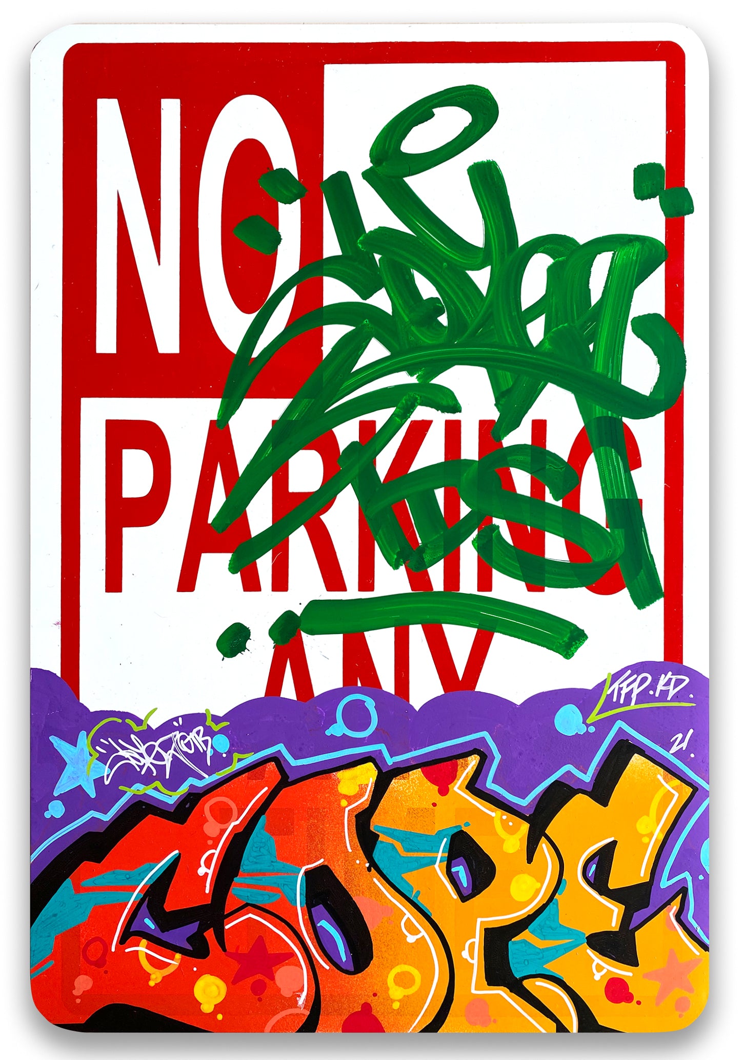 COPE 2 - "COPE2"  No Parking Sign