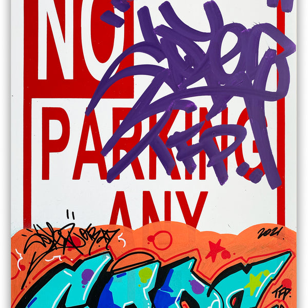 COPE 2 - "COPE2"  No Parking Sign