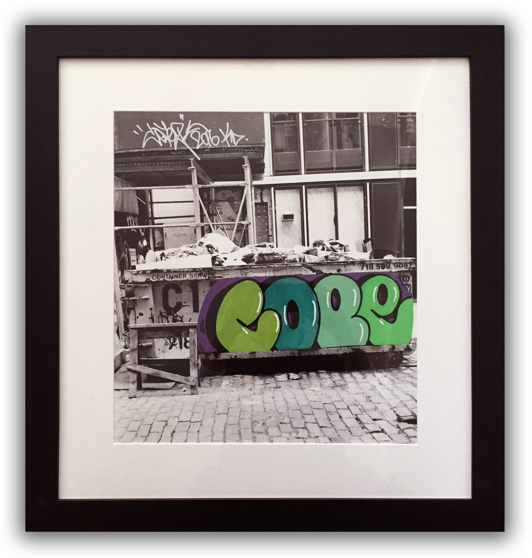 COPE2 - "Photograff #16" Painting on Photo