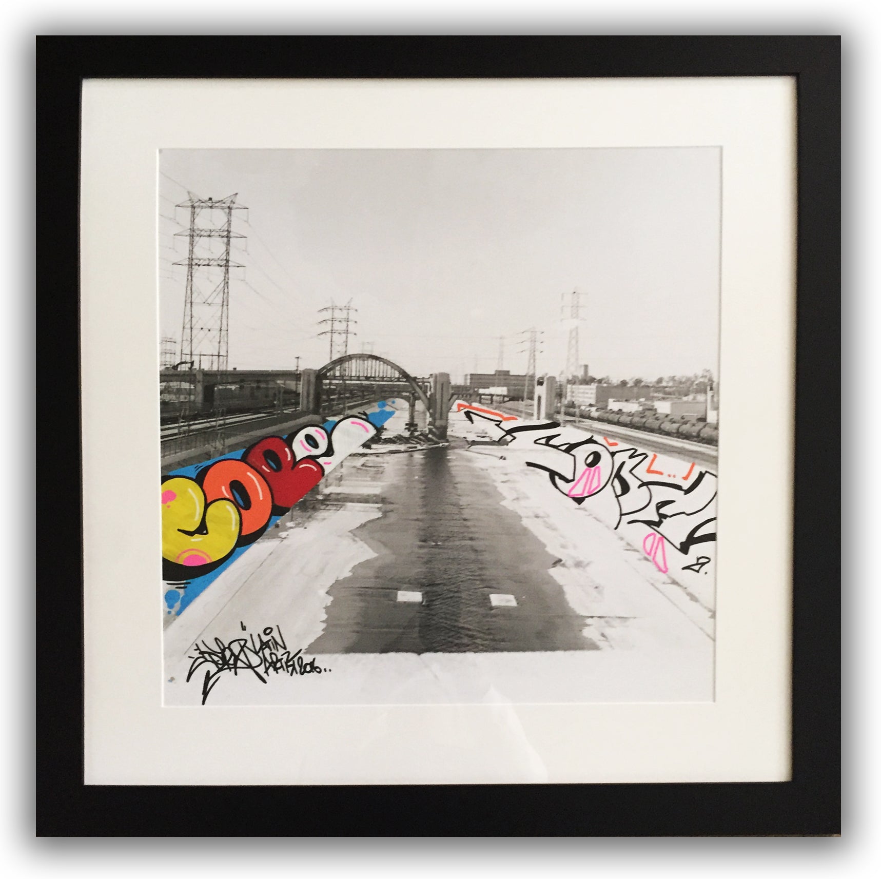 COPE2 - "Photograff #12" Painting on Photo