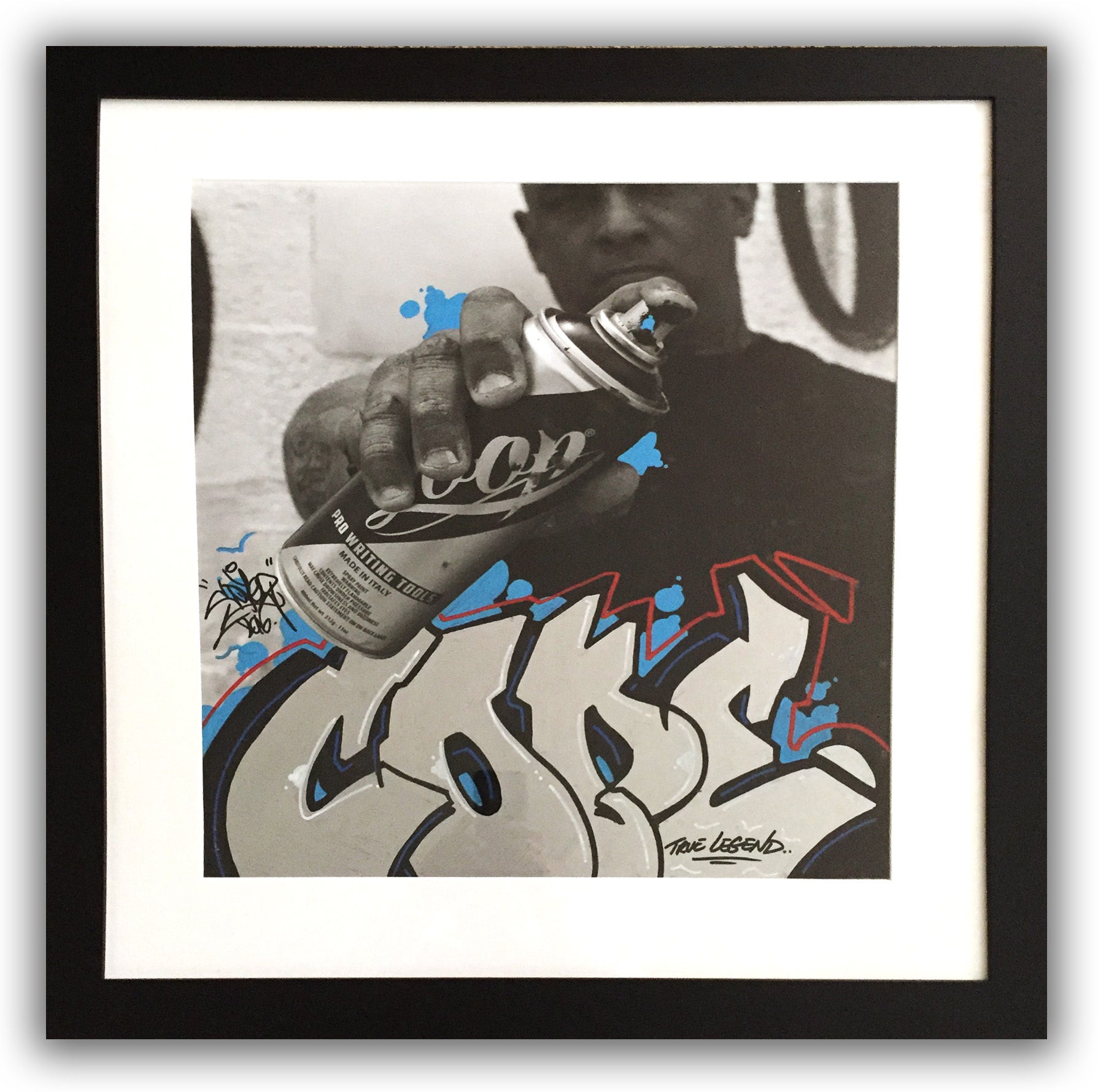 COPE2 - "Photograff #5" Painting on Photo