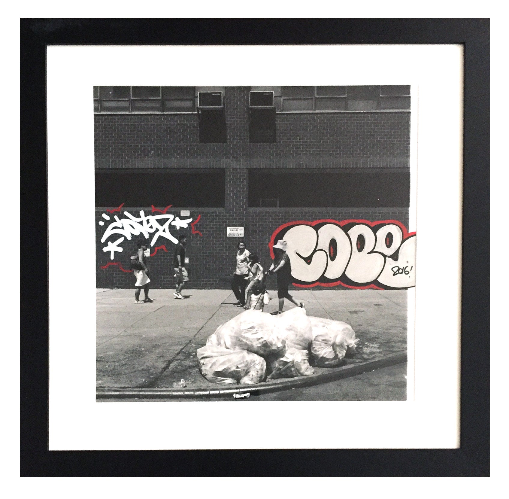 COPE2 - "Photograff #8" Painting on Photo
