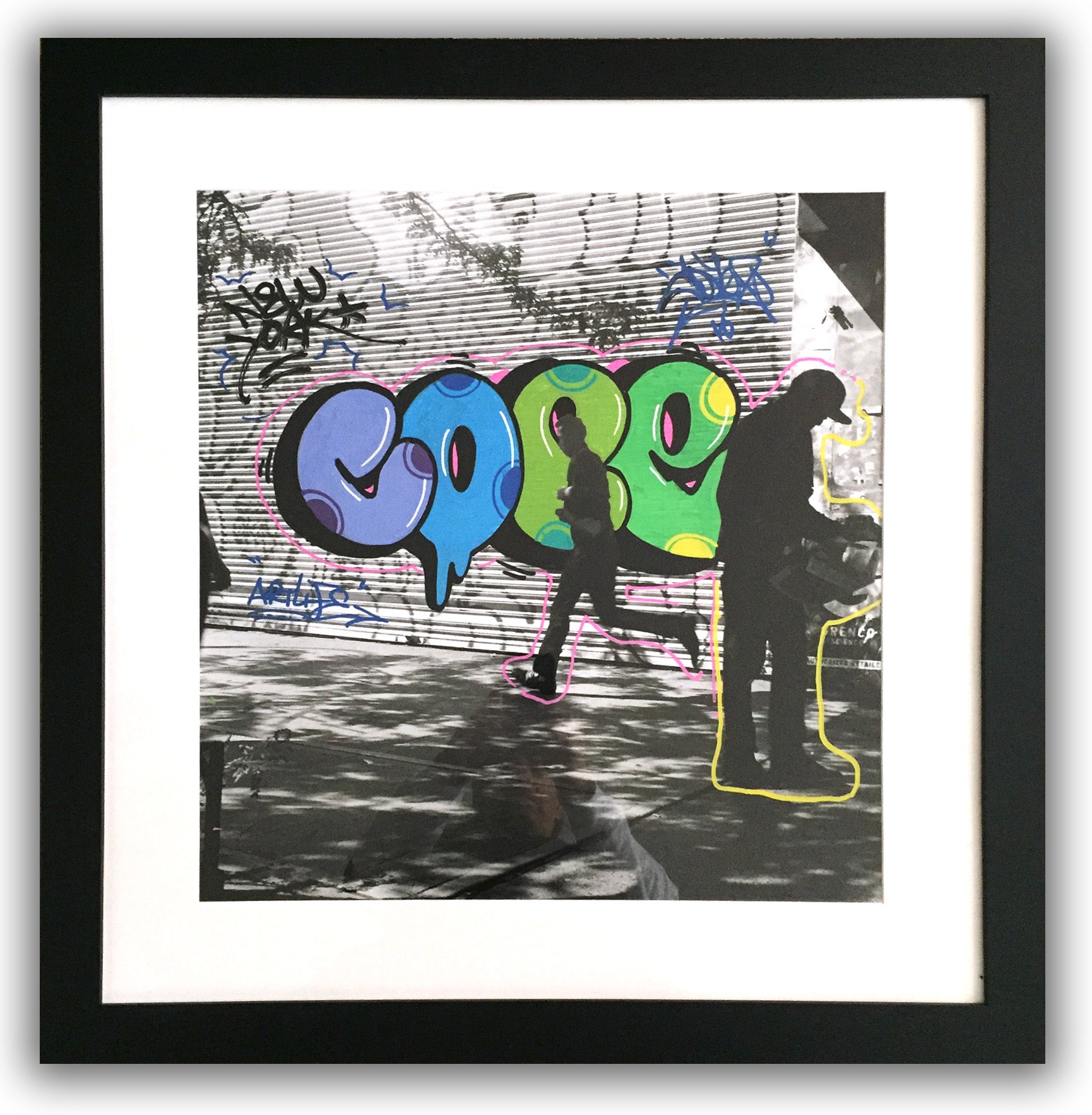 COPE2 - "Photograff #9" Painting on Photo