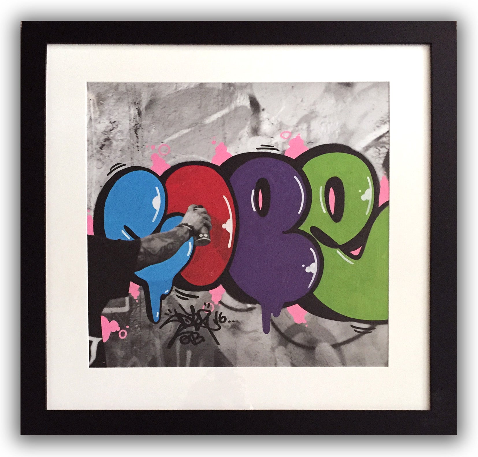 COPE2 - "Photograff #6" Painting on Photo