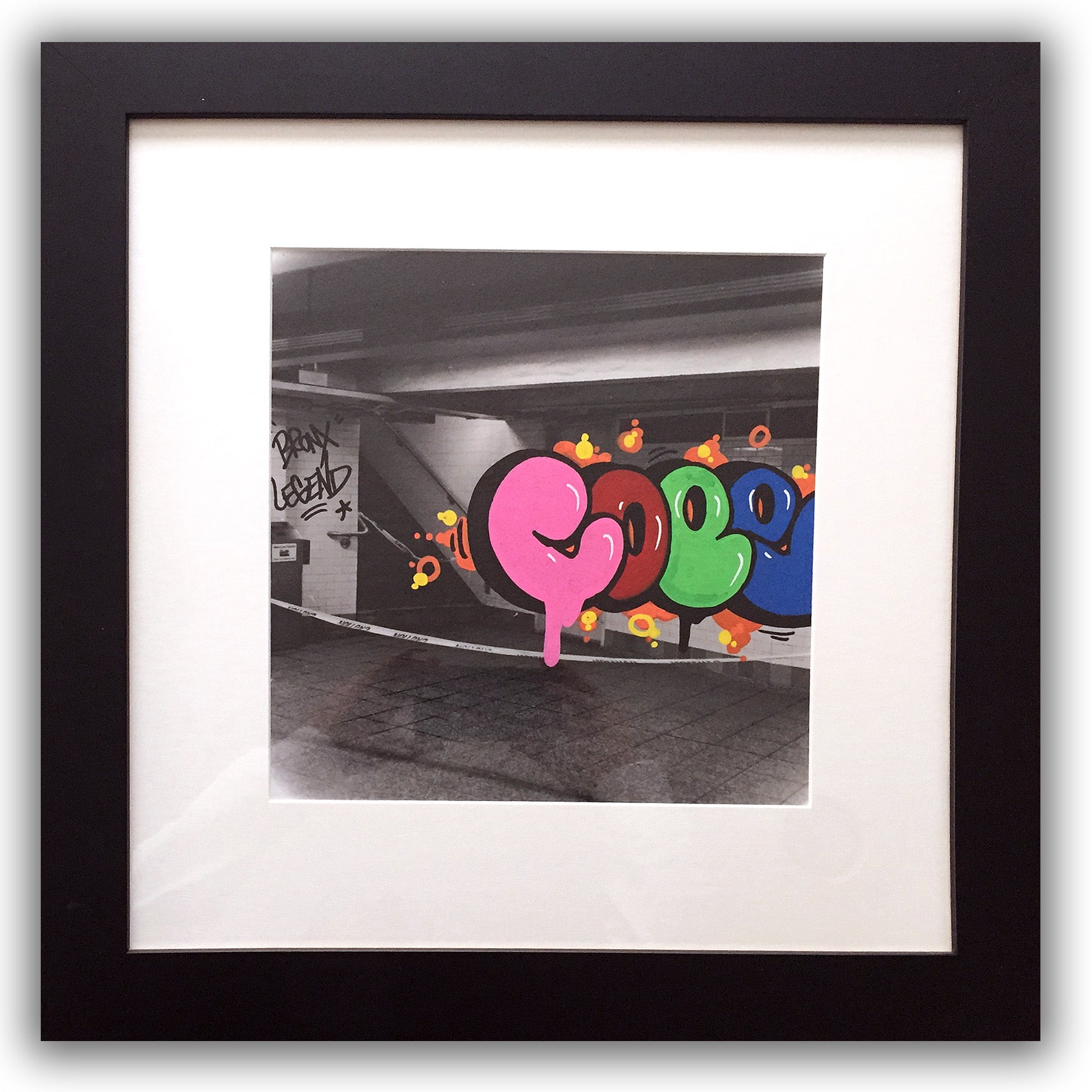 COPE2 - "Photograff #17" Painting on Photo