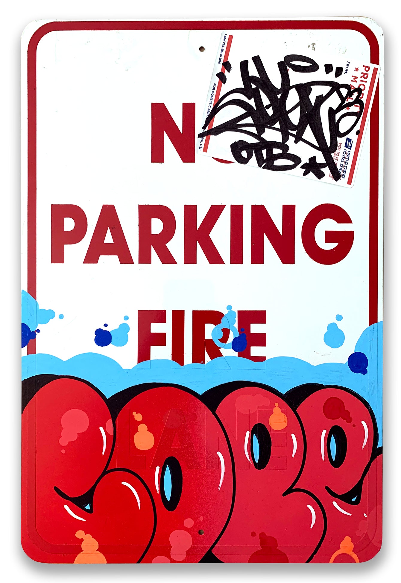 COPE 2 - "COPE2"  No Parking Sign