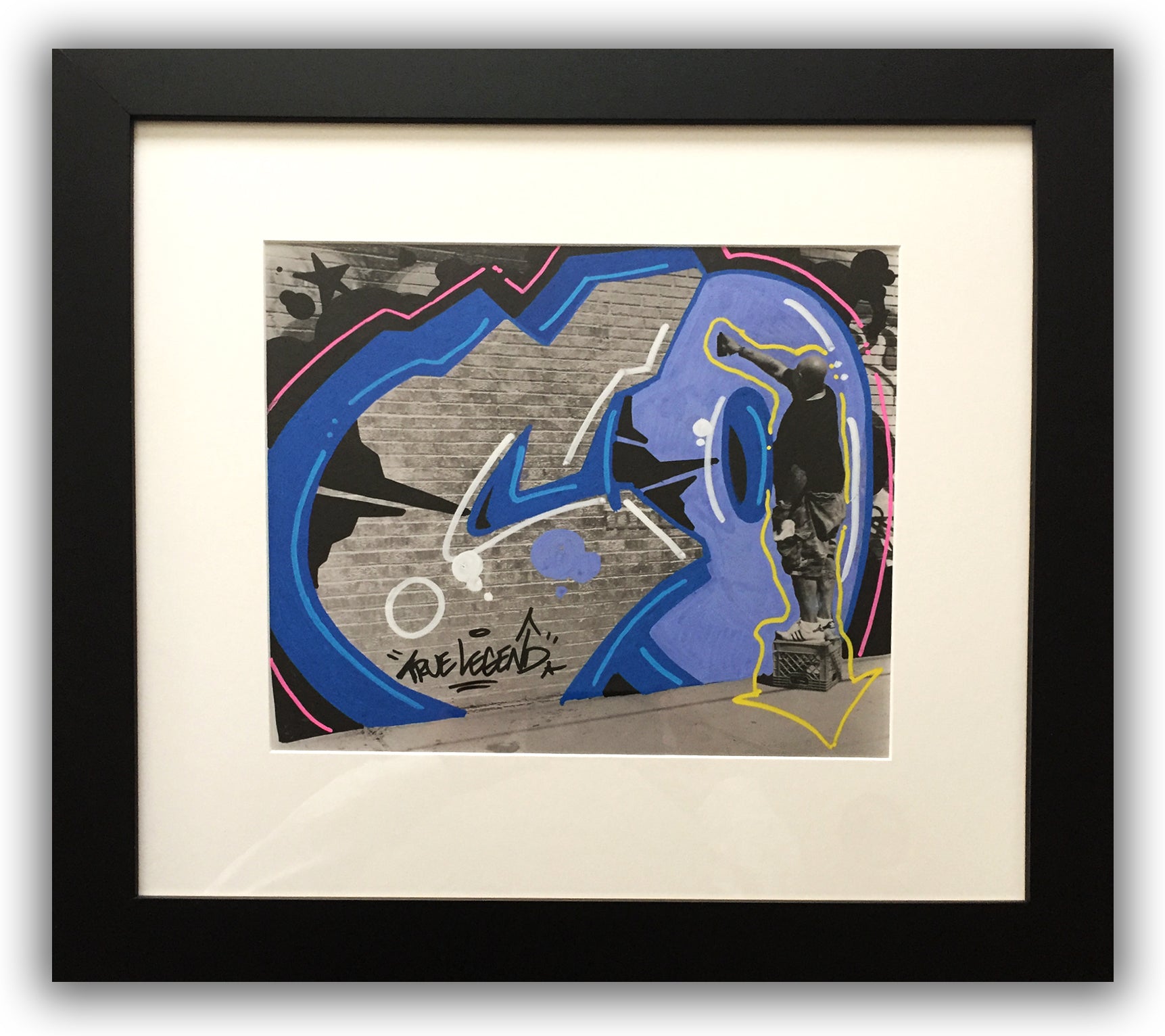 COPE2 - "Photograff #21" Painting on Photo