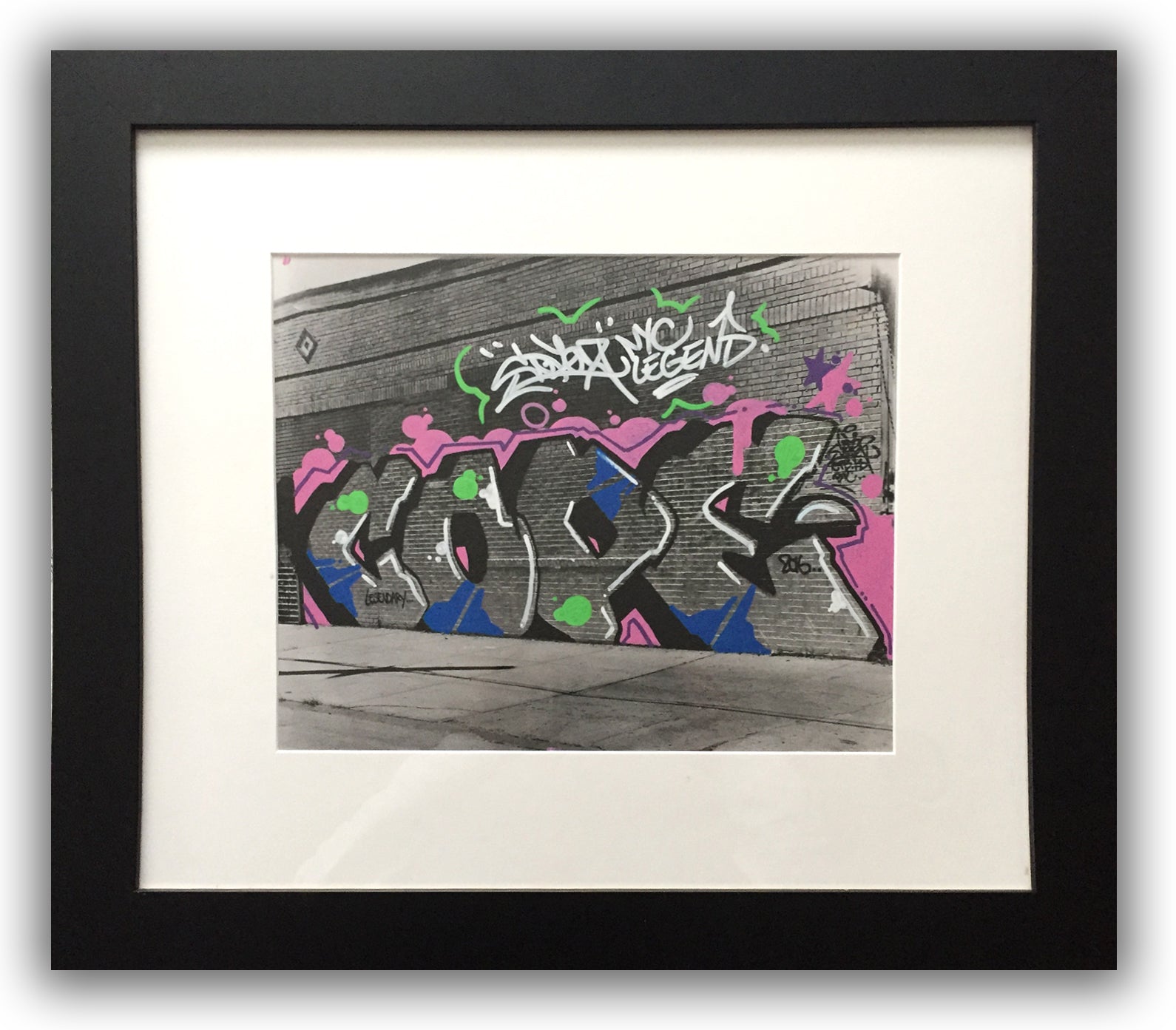 COPE2 - "Photograff #20" Painting on Photo