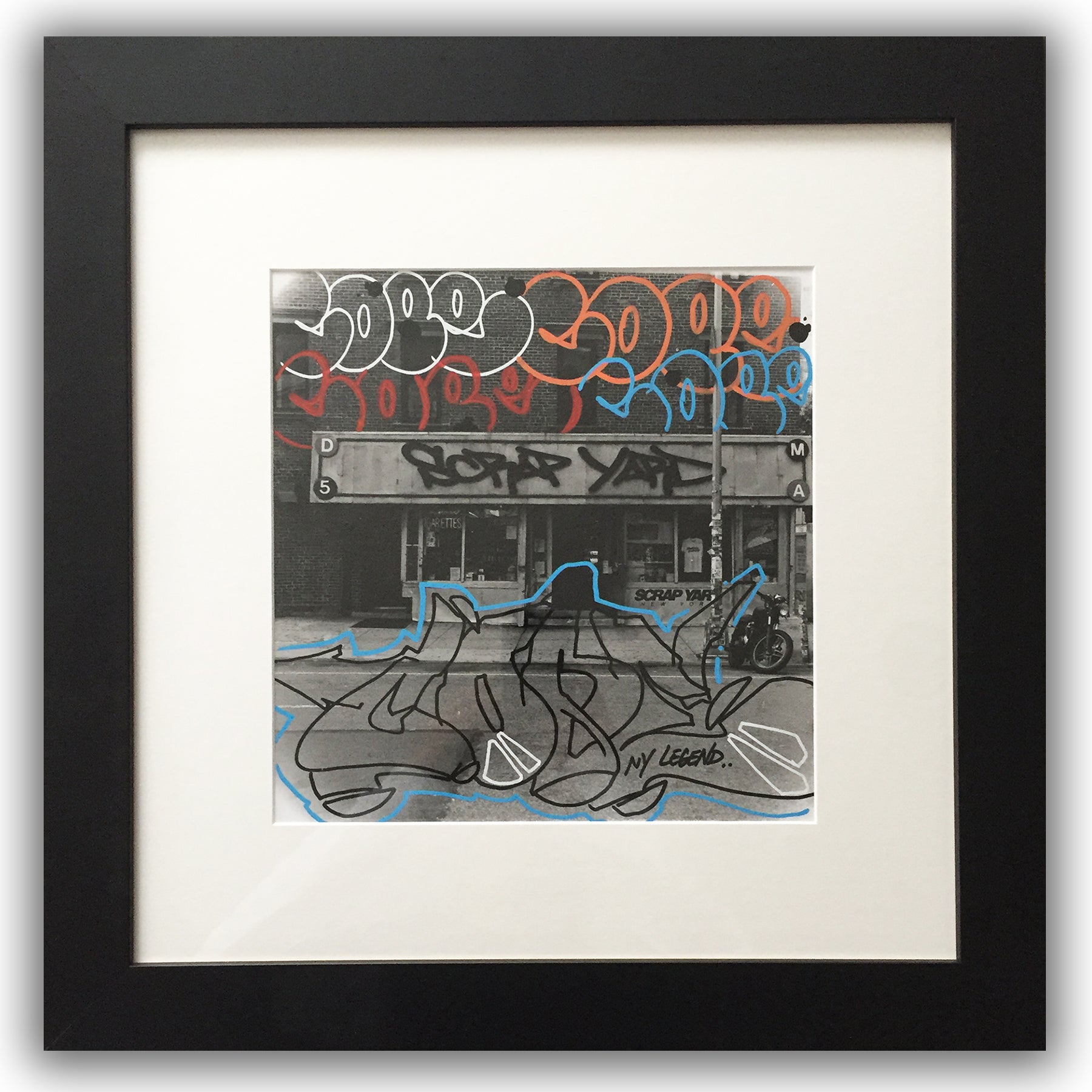 COPE2 - "Photograff #22" Painting on Photo
