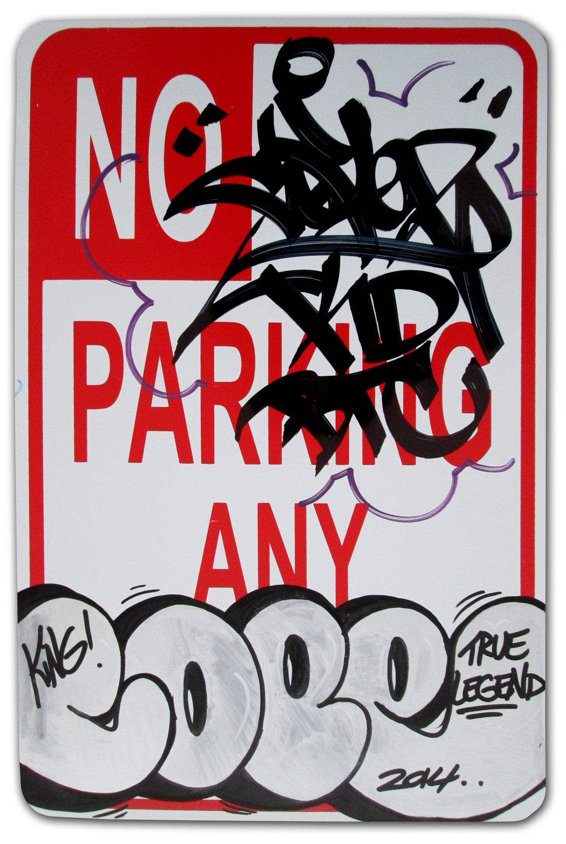 COPE 2 - "True Legend" No Parking Sign