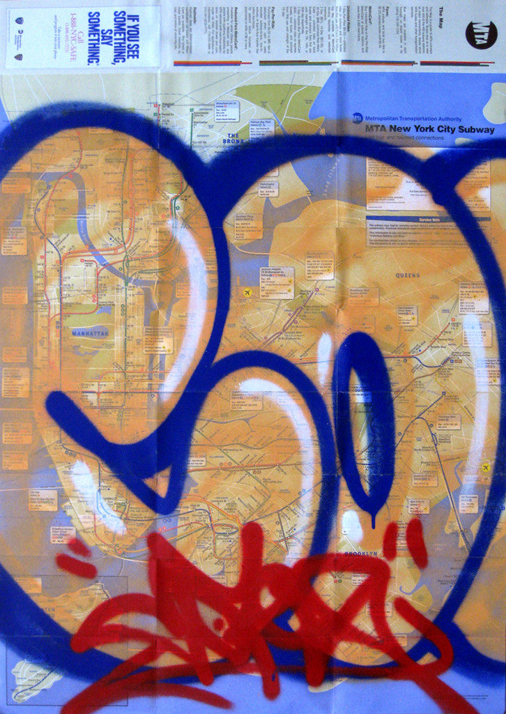 COPE 2 - "Orange Bubble" MTA NYC Subway Map
