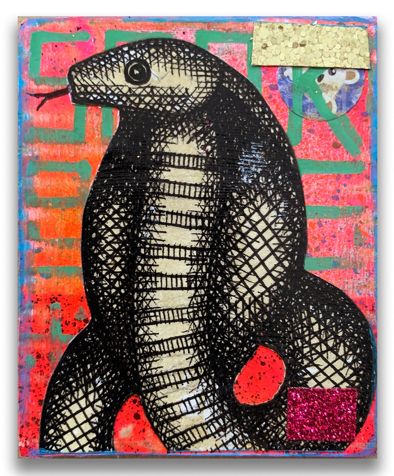 Carlos Ramirez  - "Ghetto Card 5" Drawing