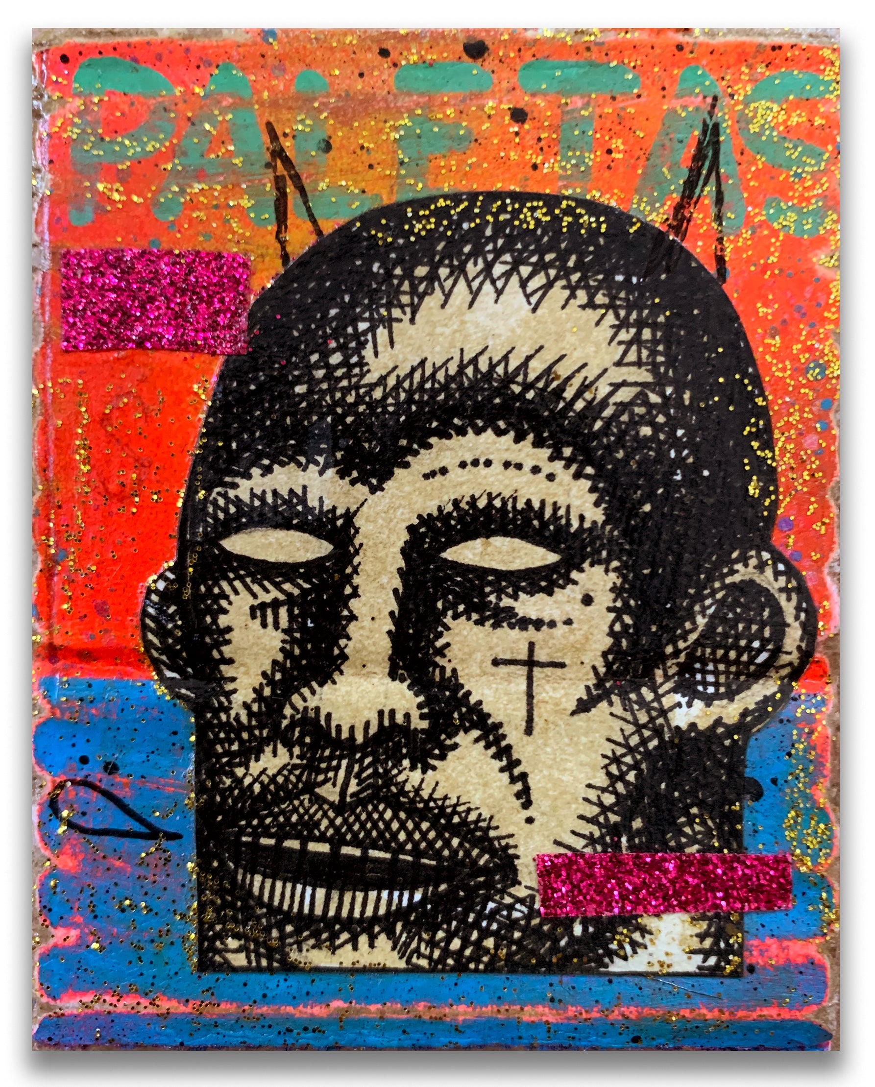 Carlos Ramirez  - "Ghetto Card 6" Drawing